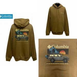 Vintage Columbia "Always Outside" Graphic Hoodie - Men’s M / Oversized Women’s